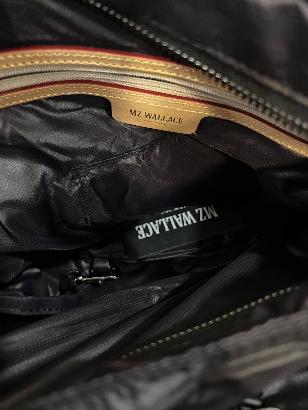 MZ Wallace Black Astor E/W Luxary Tote Bag Quilted Leather Shoulder Bag - Picture 14 of 14